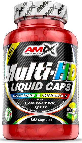 Vitaminer og mineraler Amix Multi HD Liquid 60 kapsler