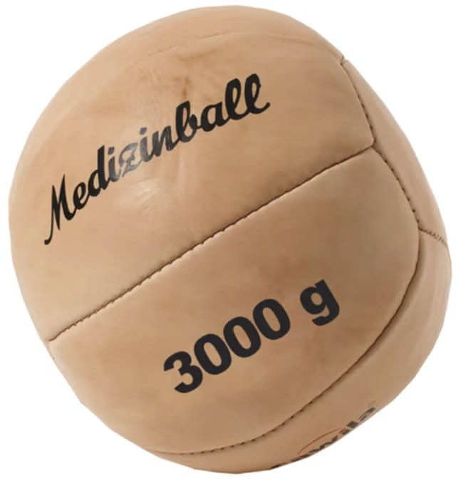 Medicinsk bold Cawila Leather medicine ball PRO 3.0 kg