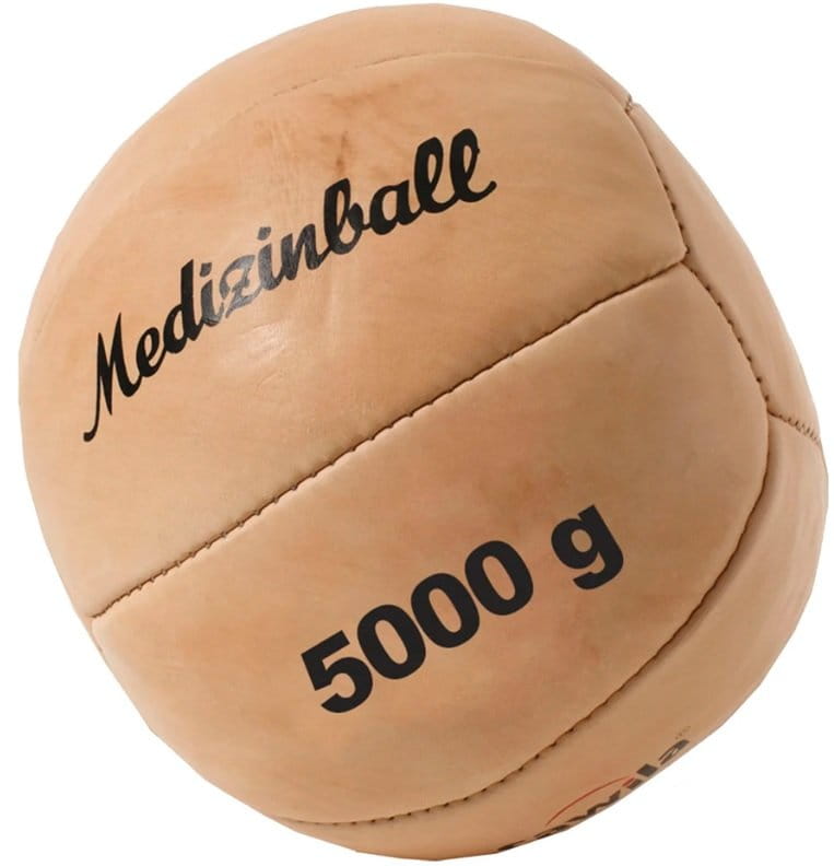 Medicinsk bold Cawila Leather medicine ball PRO 5.0 kg