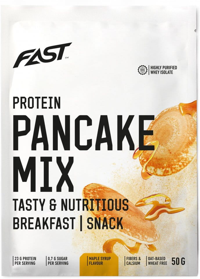 Protein pandekager FAST Protein Pancake Mix 50 g maple syrup