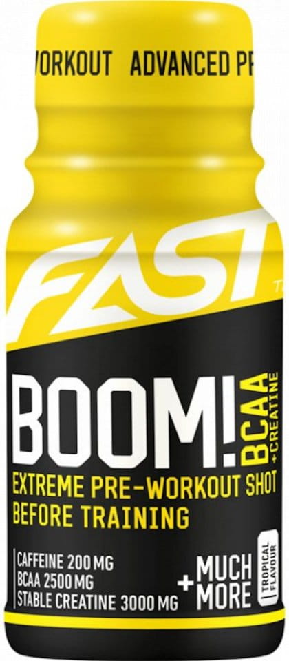 Stimulanser før træning FAST FAST Boom! BCAA 60 ml tropical