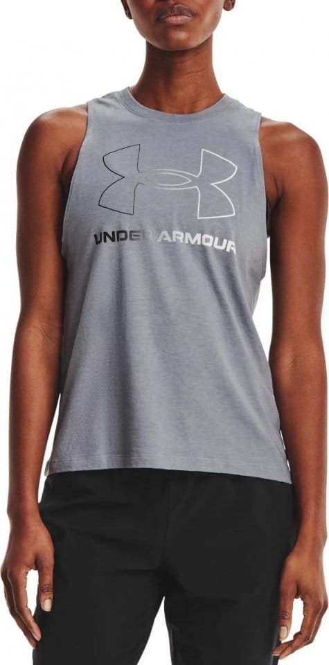 Tanktop Under Armour Live Sportstyle Graphic Tank-GRY