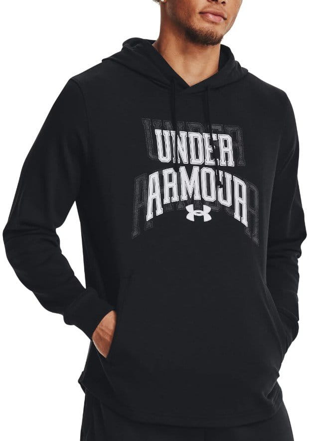 Sweatshirt med hætte Under Armour UA Rival Terry Graphic HD-BLK