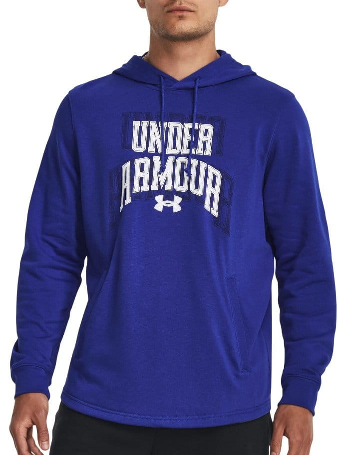 Sweatshirt med hætte Under Armour UA Rival Terry Graphic HD-BLU