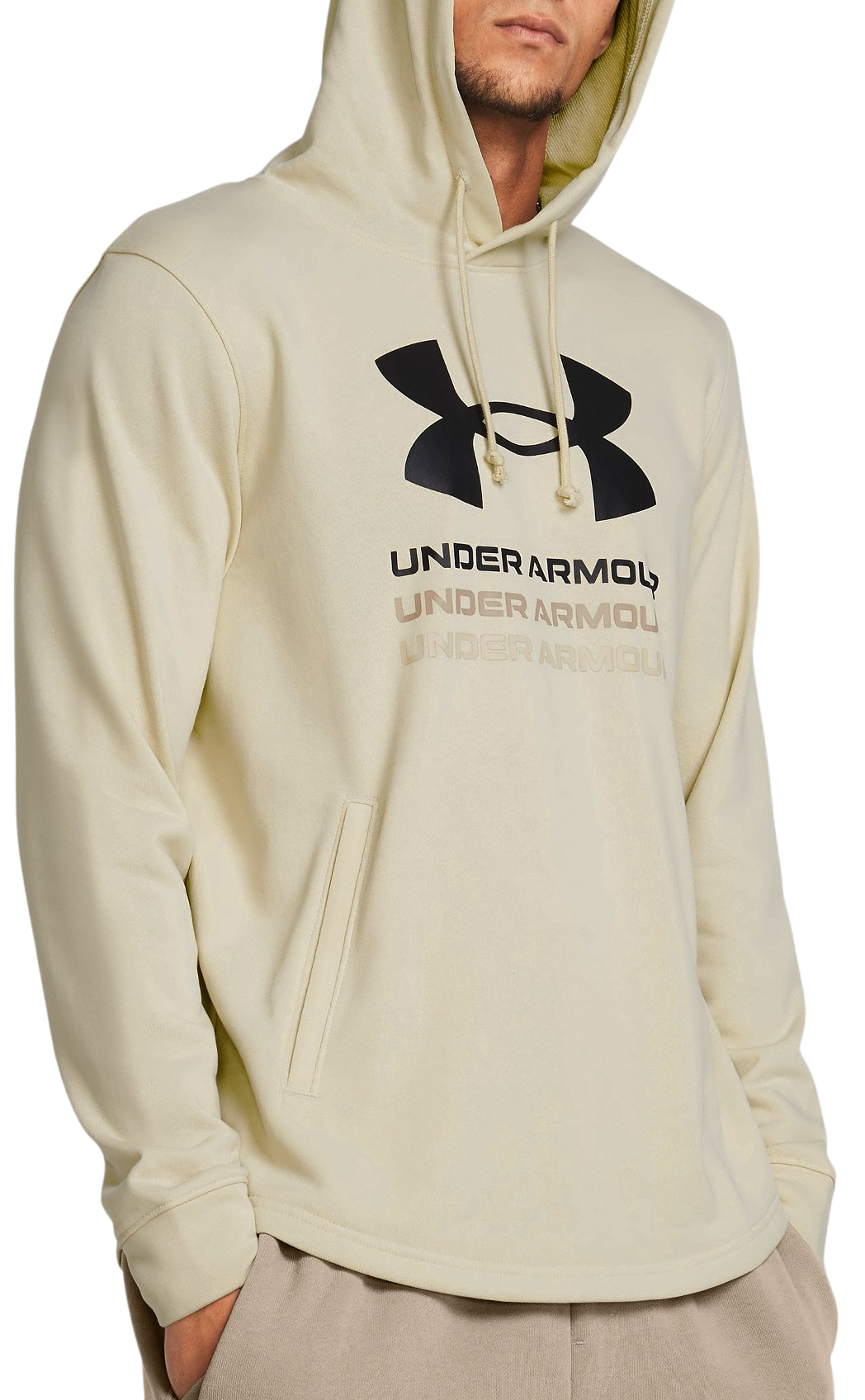 Sweatshirt med hætte Under Armour UA Rival Terry Graphic Hood