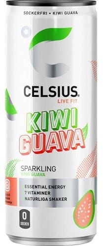 Power- og energidrikke Celsius Kiwi Guava - 355ml