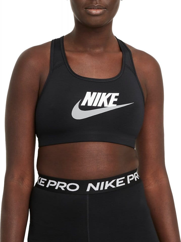 bh Nike Dri-FIT Swoosh Women s Medium-Support Non-Padded Graphic Sports Bra