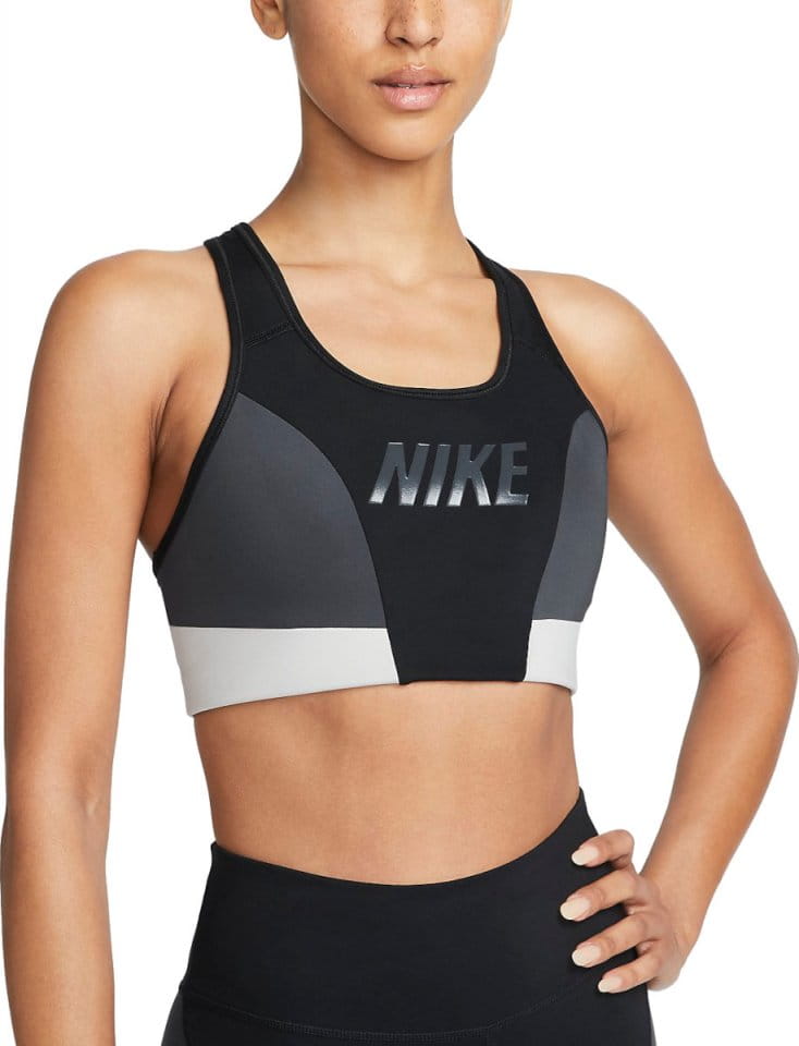 bh Nike Swoosh Women s Medium-Support 1-Piece Pad Logo Sports Bra