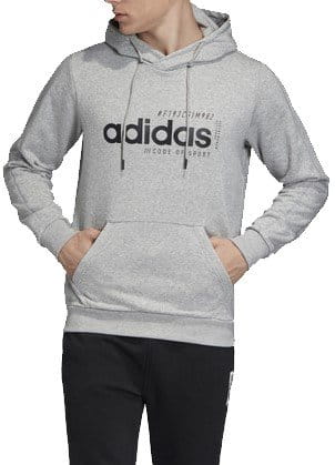 Sweatshirt med hætte adidas Sportswear M Brilliant Basics Hooody Bluza