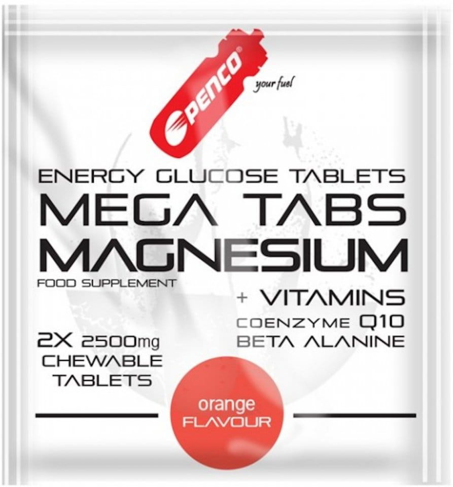 Magnesium tabletter PENCO MEGA TABS MAGNESIUM 2 stk sugetablet