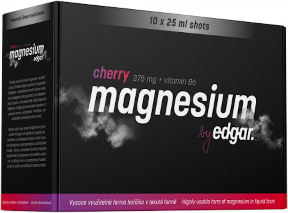 Vitaminer og mineraler Edgar Magnesium cherry 10x25ml